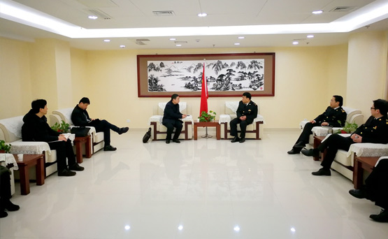 沈校根一行拜訪合肥海關(guān)廬州關(guān)