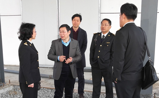 合肥海關口岸通關處姚健一行赴合肥北站調研